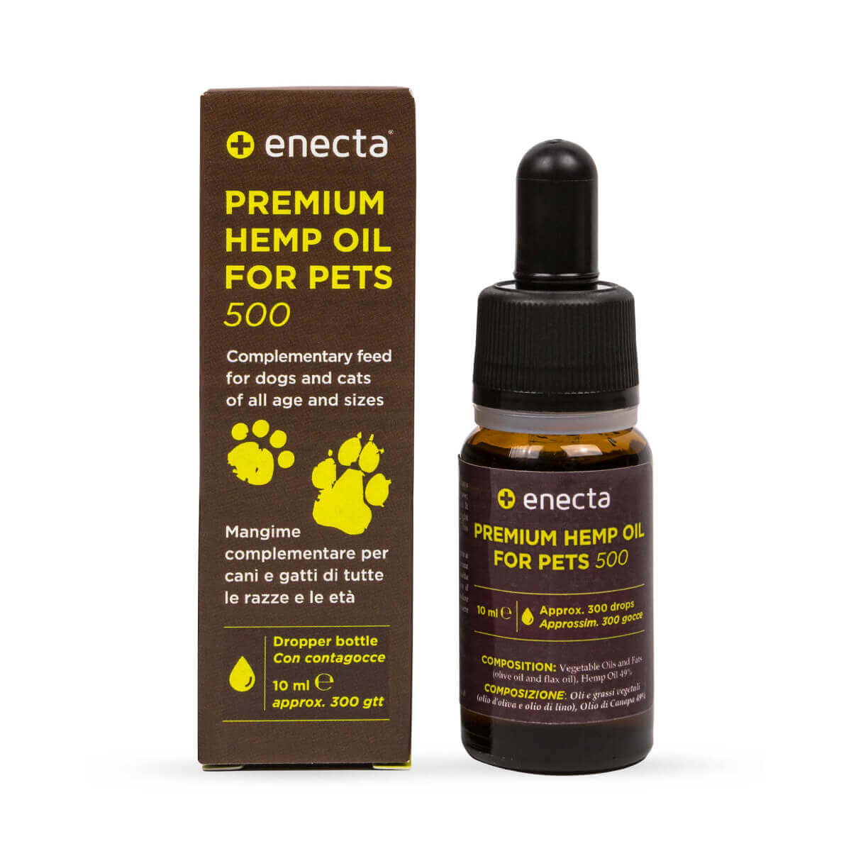 Enecta 5% CBD Έλαιο για Κατοικίδια 500mg – 10ml