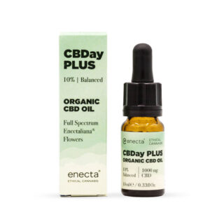 Enecta CBDay Plus Full Spectrum CBD Oil 10% Balanced – 10ml