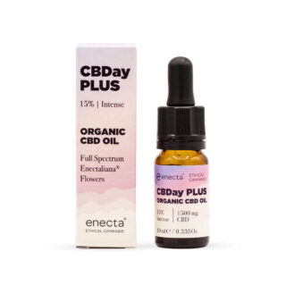 Enecta CBDay Plus Full Spectrum CBD Oil 15% Intense – 10ml