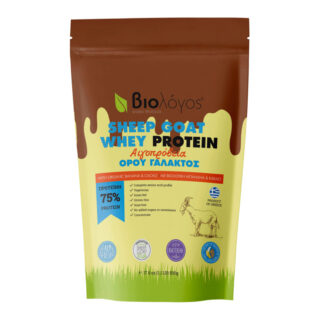 Αιγοπρόβεια Ελληνική Πρωτεΐνη Με Βιολογική Μπανάνα & Κακάο 500g