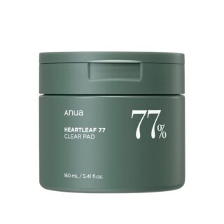 Anua Heartleaf 77 Clearpad 160ml – Καταπραϋντικά επιθέματα πήλινγκ για καθημερινή χρήση