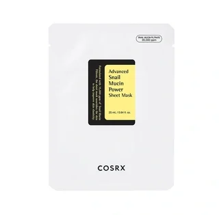 COSRX Advanced Snail Mucin Power Sheet Mask – Ενυδατική μάσκα με σαλιγκάρι για glass skin