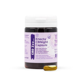 Enecta CBNight Κάψουλες CBD & CBN για ύπνο – 30 Κάψουλες