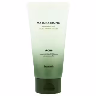 Heimish Matcha Biome Amino Acne Cleansing Foam Απαλός κρεμώδης αφρός για την περιποίηση της προβληματικής επιδερμίδας